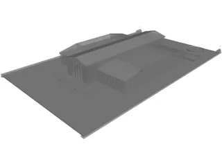 Supreme Court Building 3D Model