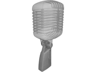 Radio Microphone 3D Model