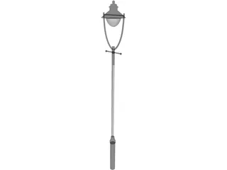 Street Lamp Edwardian 3D Model