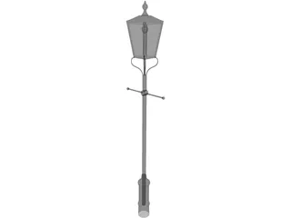 Street Lamp Victorian 3D Model