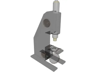 Microscope 3D Model