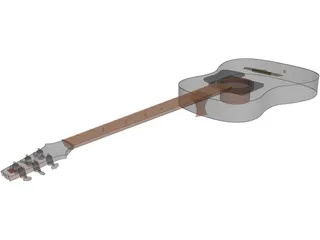 Guitar 3D Model