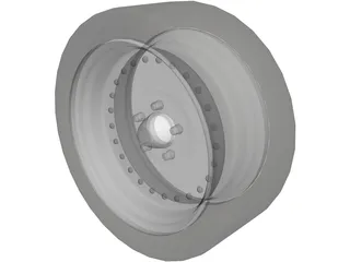 Wheel Tire 3D Model