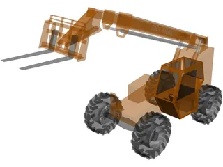 Forklift Skytrack All Terrain 3D Model