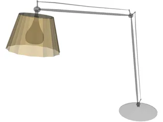 Hinge-Arm Table Lamp 3D Model