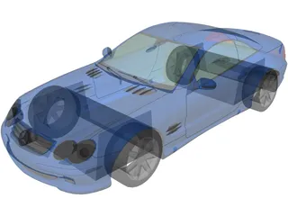 Mercedes-Benz SL500 3D Model