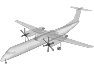 Bombardier Q400 3D Model