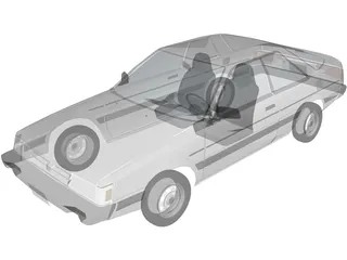 Subaru GL (1989) 3D Model