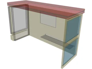 Bus Stop 3D Model