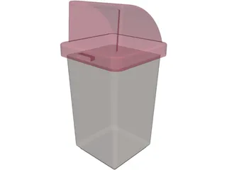 Rubbish Bin 3D Model