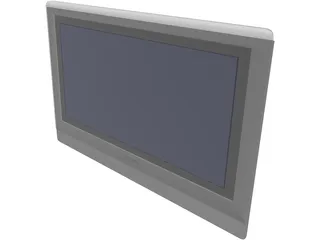 Philips Plasma TV 3D Model