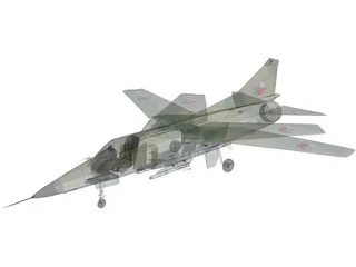 MiG-23 Flogger 3D Model