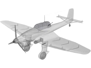 Junkers Ju 87 3D Model