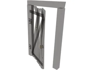 Old Door 3D Model