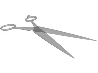 Surgical Scissors 3D Model