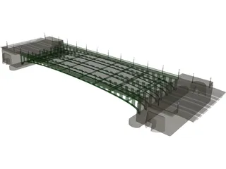 European Bridge 3D Model