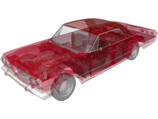Chevrolet Impala 2-door (1963) 3D Model