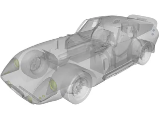 Cobra Schelby Daytona 3D Model