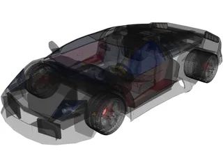 Lamborghini Murcielago 3D Model