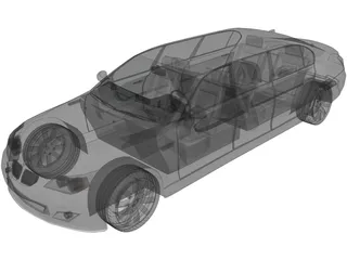 BMW M5 Limo 3D Model