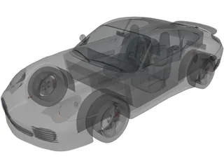 Porsche 911 996 Turbo 3D Model