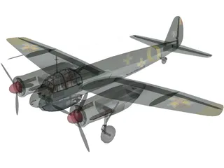 Junkers Ju 88C-2 3D Model