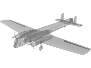 Armstrong Whitworth Whitley 3D Model