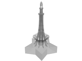 Minar E Pakistan 3D Model