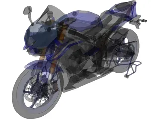 Yamaha YZF-R6 3D Model