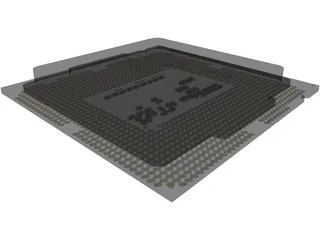 Intel Core i7-4790 CPU 3D Model