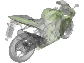 Kawasaki Ninja 3D Model