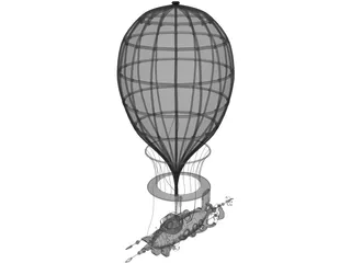 Airship 3D Model