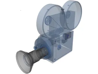 Movie Camera 3D Model