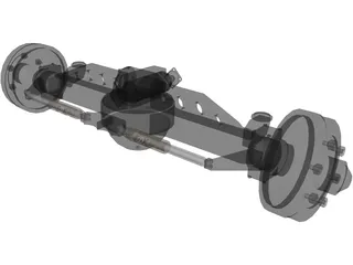 Rockwell Truck Axle 3D Model