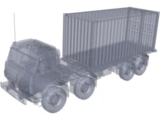 Kamaz 63501 8x8 3D Model