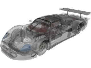 Maserati MC12 (2009) 3D Model