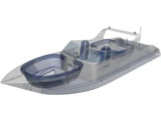 Speed Boat 3D Model