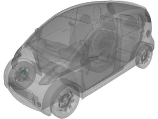 Citroen C-Zero 3D Model