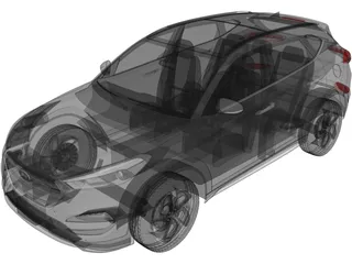 Hyundai Tucson (2019) 3D Model