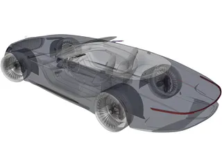Mercedes-Maybach Vision 6 Cabriolet (2018) 3D Model