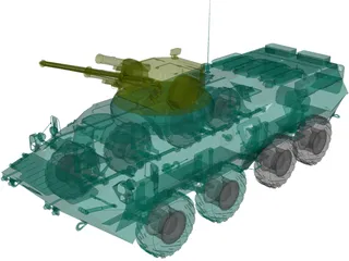 BTR-3E1 3D Model