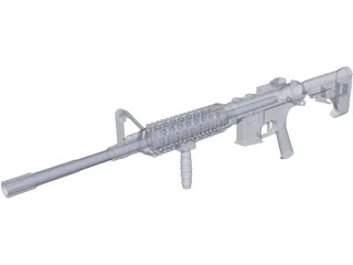 M4A1 3D Model