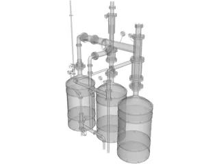 Brewery 3D Model