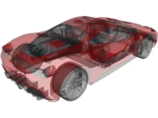 Ferrari 488 GTB (2016) 3D Model