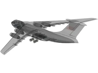 Ilyushin IL-76 Candid 3D Model