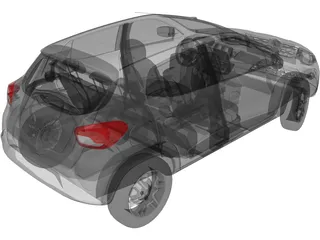 Renault Kwid (2017) 3D Model