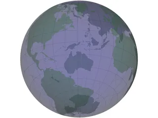 Globe 3D Model