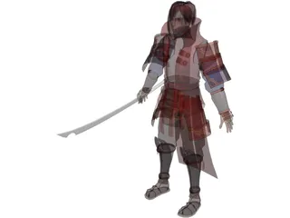 Samurai 3D Model