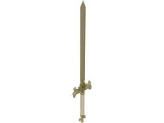 Osmanthus Sword 3D Model