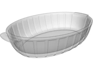 Ceramic Baking Dish 3D Model